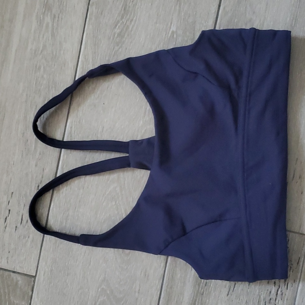 Lululemon Train Times Bra Size 2 Navy Blue